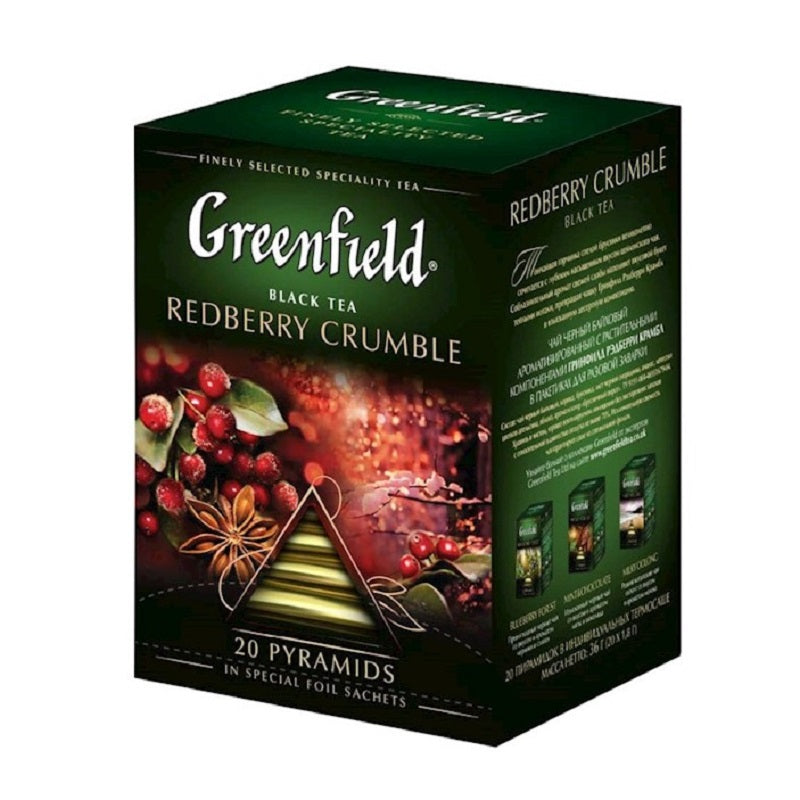 Greenfield Redberry Crumble Black Tea – Taste it! Market