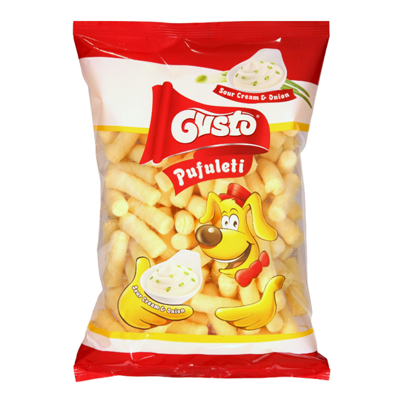 Gusto Sour Cream and Onion Corn Puffs Taste it! Market
