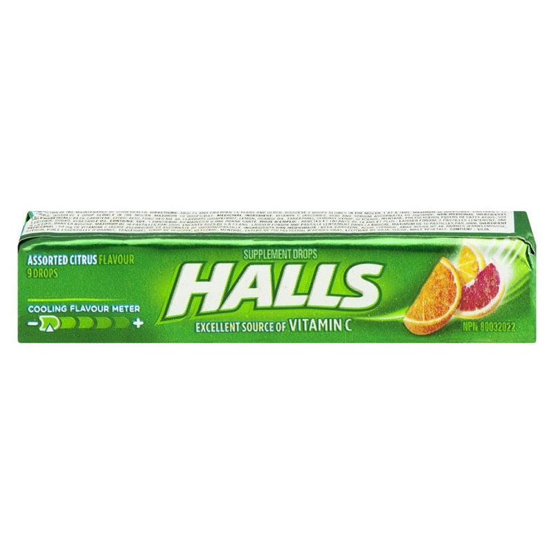 Halls Defense Vitamin C Drops 9ct Taste it! Market