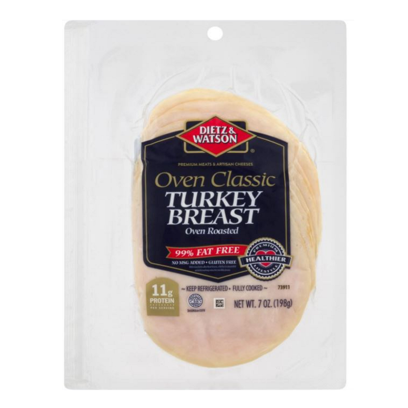 Dietz & Watson Sliced Oven Classic Turkey Breast 7oz – Taste It! Market