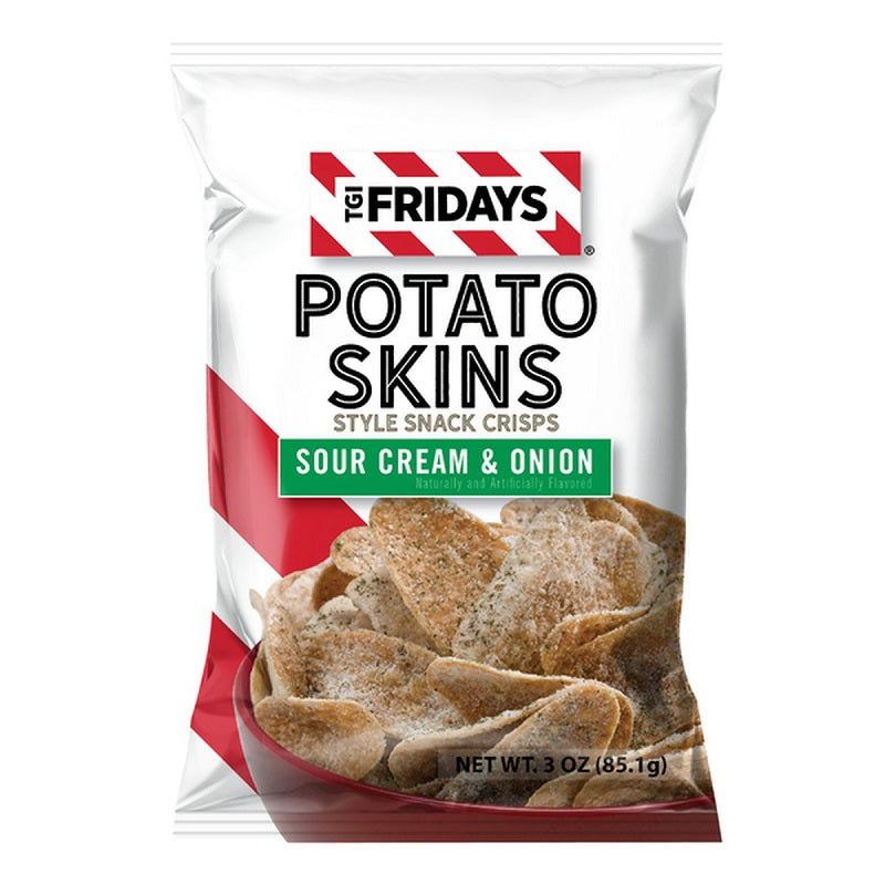 TGI Fridays Sour Cream & Onion Potato Skins Snack Crisps 3oz – Taste it ...