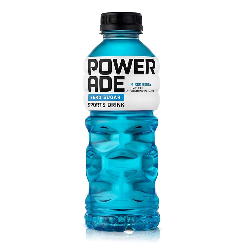 Powerade Blue Raspberry Powerade Zero Sugar Mixed Berry Sports Drink 20oz – Taste it! Market